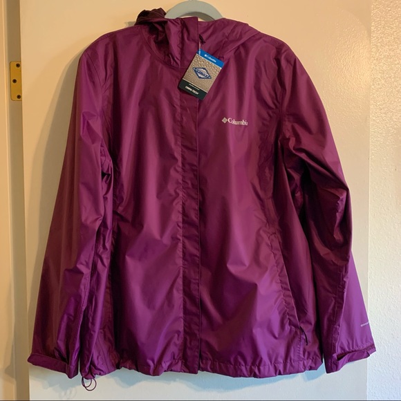 Columbia Jackets & Blazers - Columbia Arcadia II Rain Jacket Plum Purple Size XL